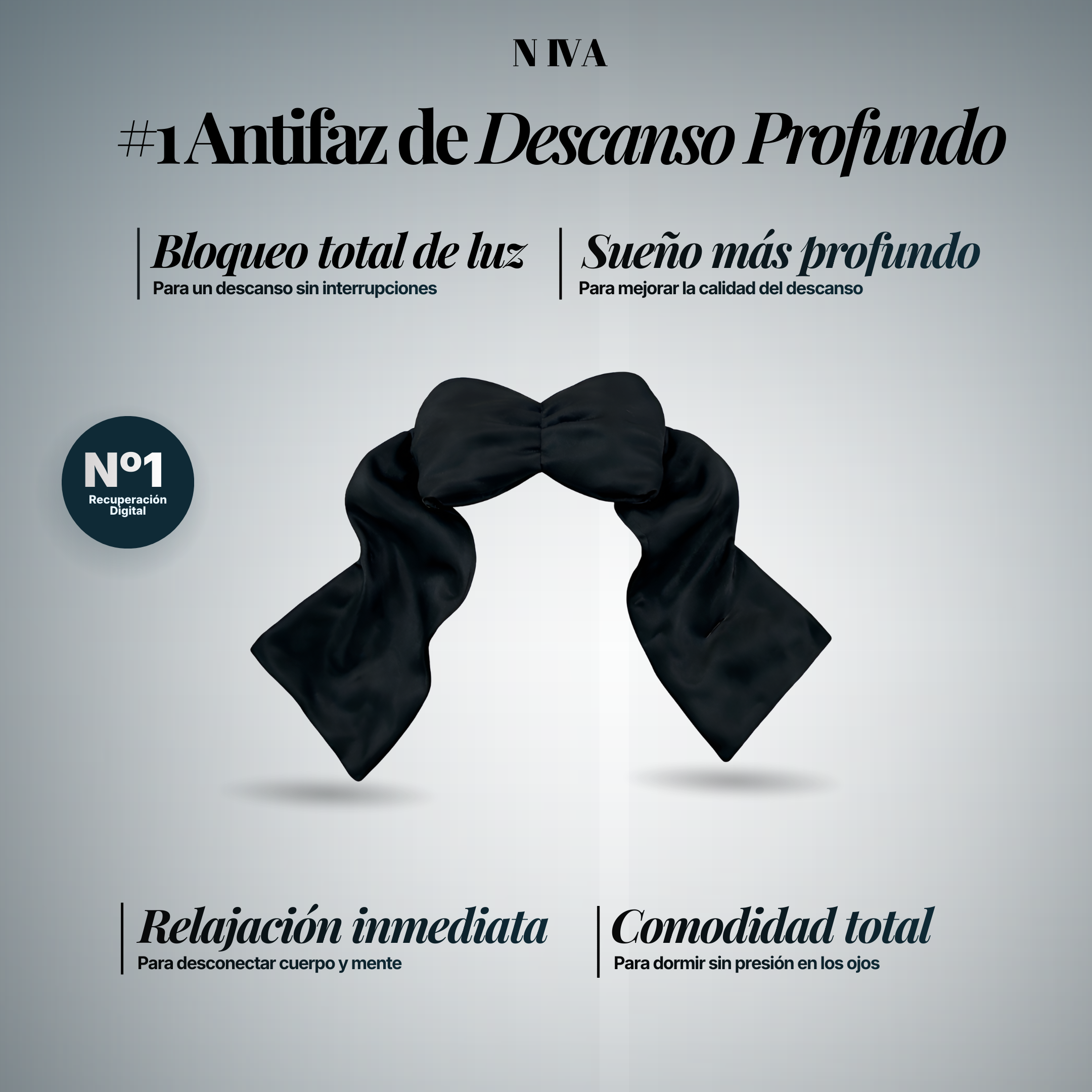 NivaGravitySleep® Manta Para Ojos con Peso