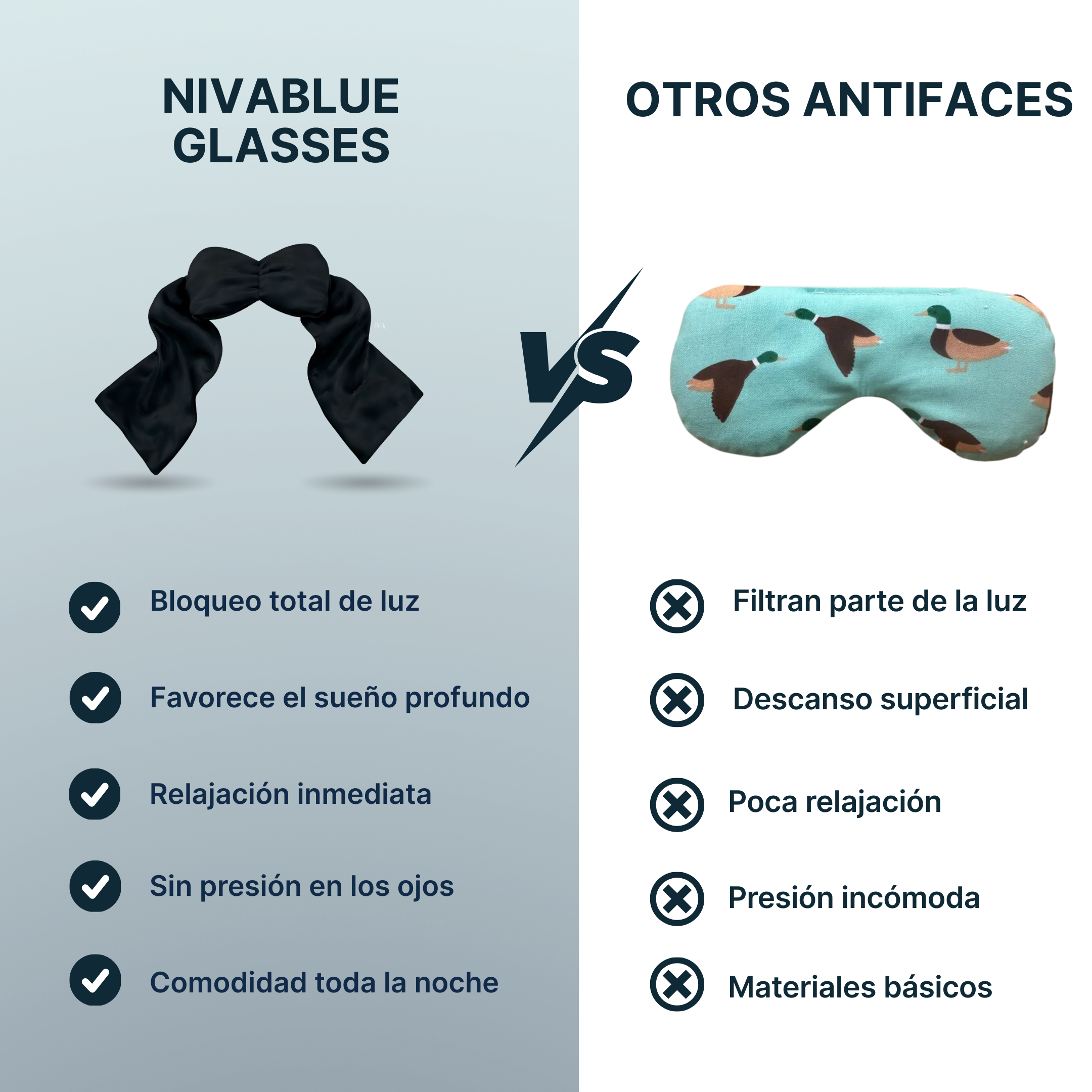 NivaGravitySleep® Manta Para Ojos con Peso