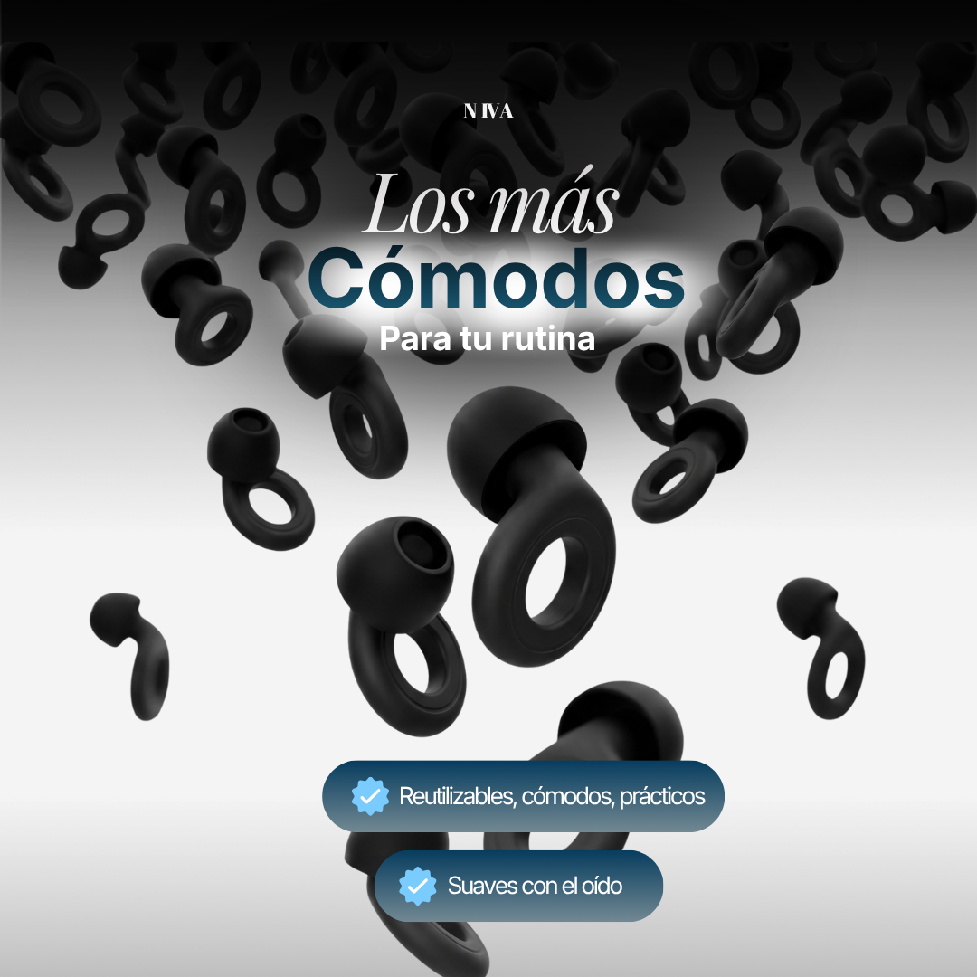 Niva Silence Earplugs® Tapones para Descanso Profundo