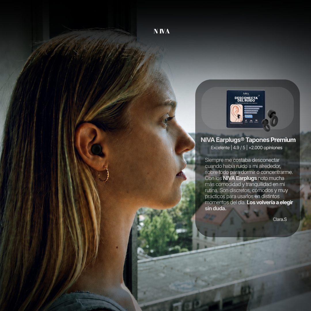 Niva Silence Earplugs® Tapones para Descanso Profundo