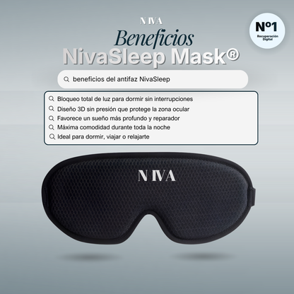 NivaSleepMask® Antifaz de Descanso para Sueño Profundo
