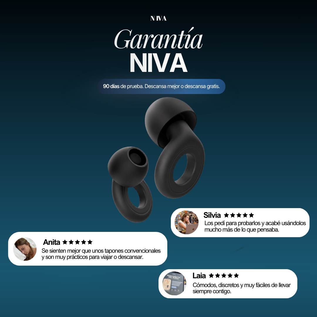 Niva Silence Earplugs® Tapones para Descanso Profundo