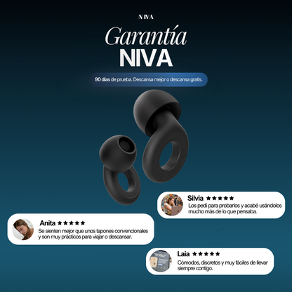 Niva Silence Earplugs® Tapones para Descanso Profundo