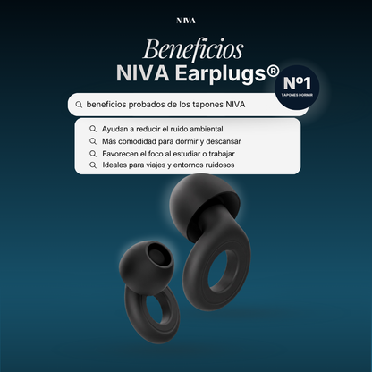 Niva Silence Earplugs® Tapones para Descanso Profundo